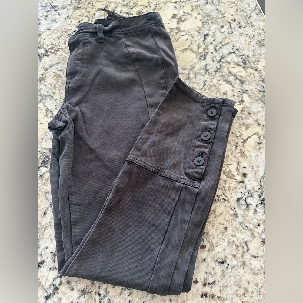 Anthropologie pants with button detail
